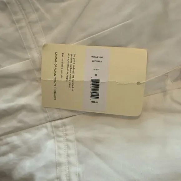 Mara Hoffman Leonara Dress white Size 0 - Picture 6 of 6